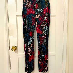 Adidas floral print track pants